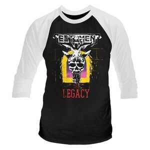 Testament Unisex Adult The Legacy Long-Sleeved T-Shirt / Black/White